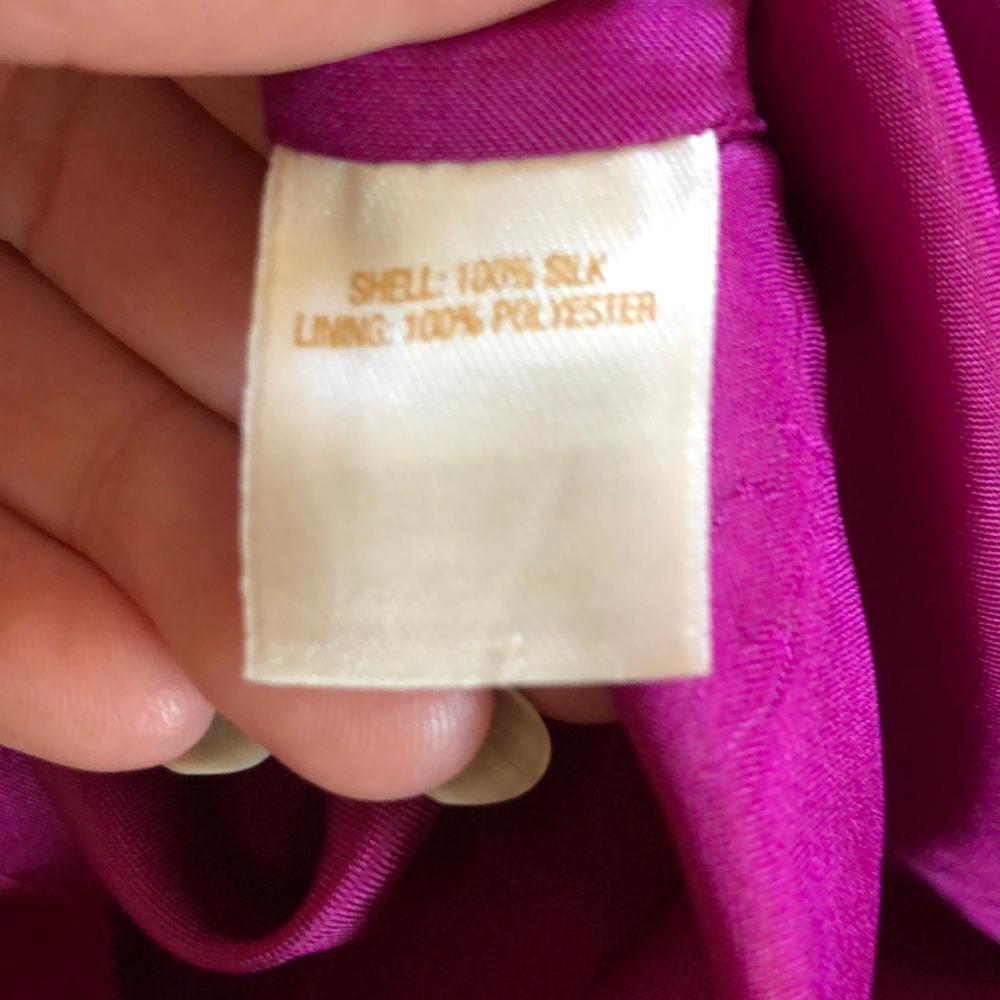 Kate Spade ♠️ silk fuschia bow dress! - Picture 5 of 8